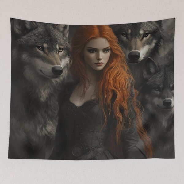 Item preview, Guardian of the Wolves: The Witch of the Wilds designed and sold by Spiritveil.