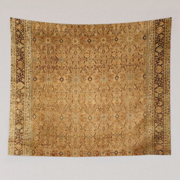 Item preview, Antique Persian Meshad Rug designed and sold by Vicky Brago-Mitchell®.