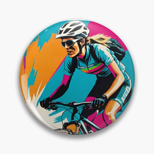Item preview, Colorful MTB Shredder in Action designed and sold by GrizzlyCollective.