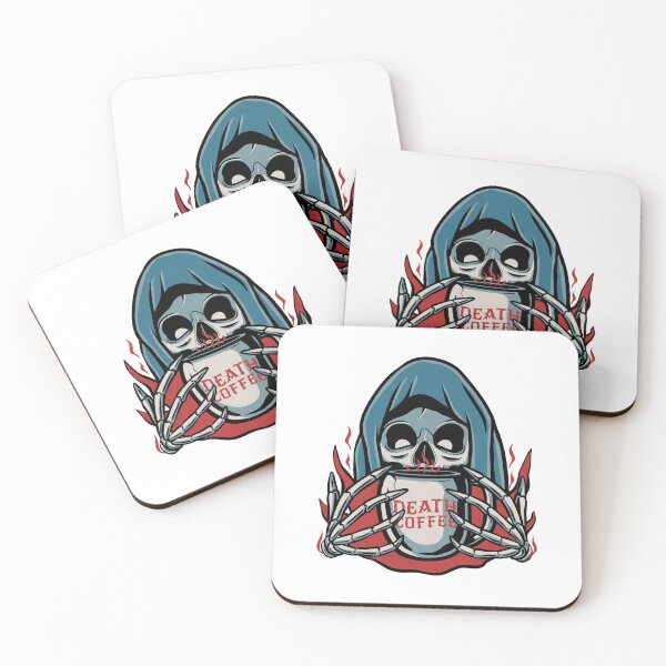 Item preview, Death Cafe: The Grim Reaper and his Human Cup designed and sold by Polarisofficial.