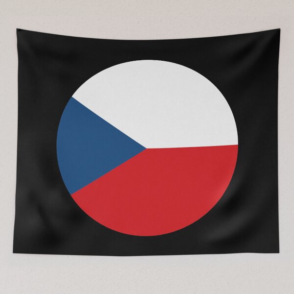 Item preview, Czechia Flag designed and sold by USEFULART-Shop.