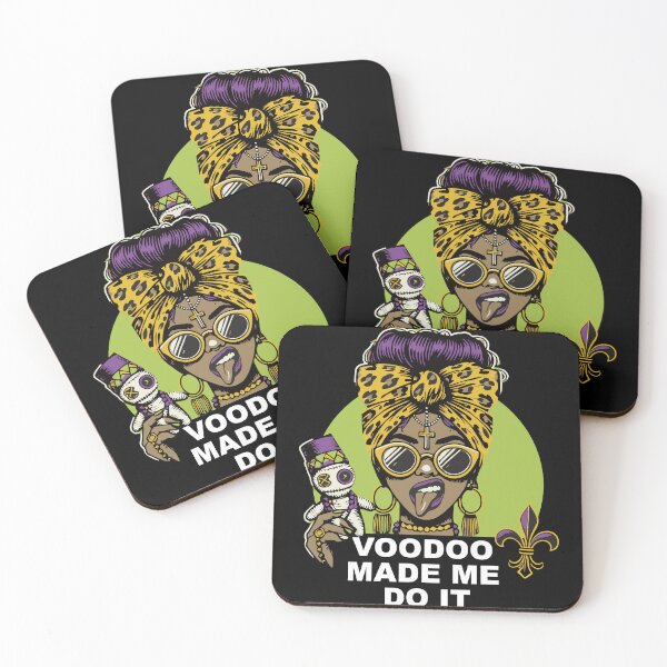 Item preview, Mardi Gras Voodoo Made Me Do It Vibes designed and sold by LuminOrb.