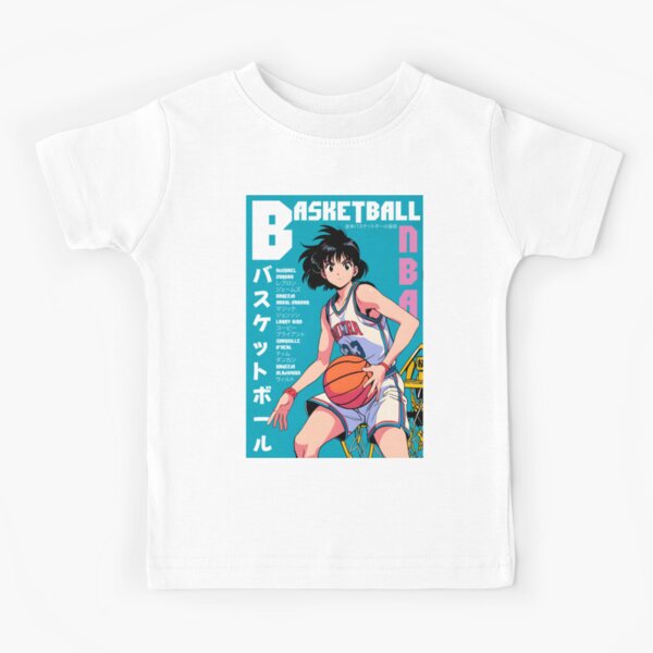 Item preview, Basketball Retro Anime Girl Sport Design 80s designed and sold by Kiranimeverse.