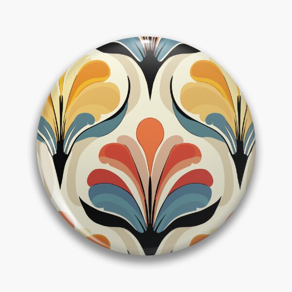 Item preview, Floral Art Deco Pattern designed and sold by TraditionalCA.