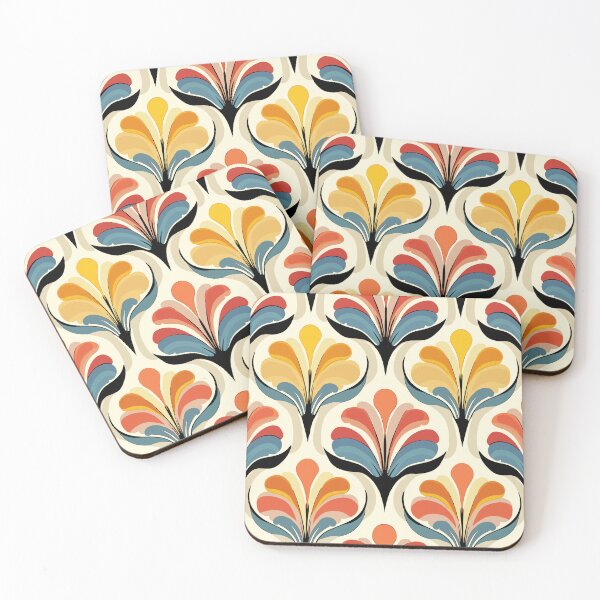 Item preview, Floral Art Deco Pattern designed and sold by TraditionalCA.