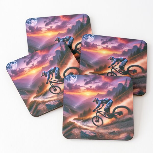 Item preview, Pink & Purple Epic Downhill Tech Fest MTB designed and sold by GrizzlyCollective.