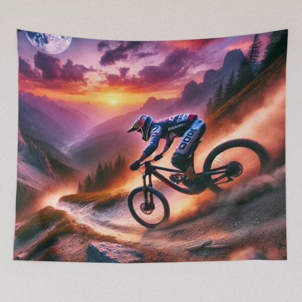 Item preview, Pink & Purple Epic Downhill Tech Fest MTB designed and sold by GrizzlyCollective.