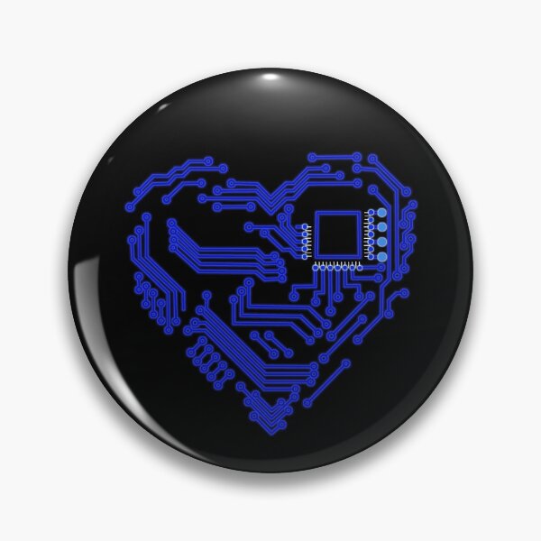 Item preview, Blue Circuit Heart  designed and sold by Ellia Arts.