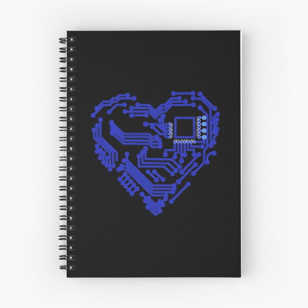 Item preview, Blue Circuit Heart  designed and sold by Ellia Arts.