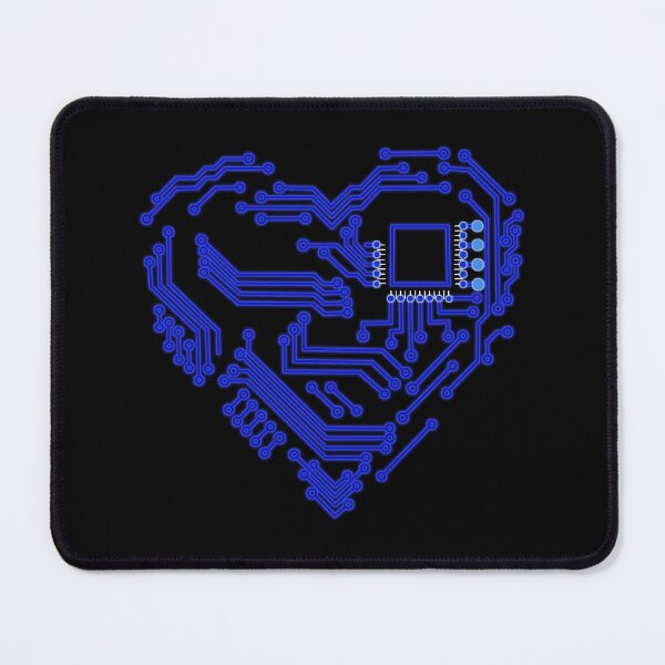 Item preview, Blue Circuit Heart designed and sold by Ellia Arts.
