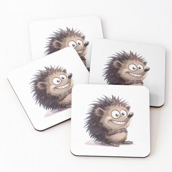 Item preview, Funny Cartoon Hedgehog designed and sold by Aganona.