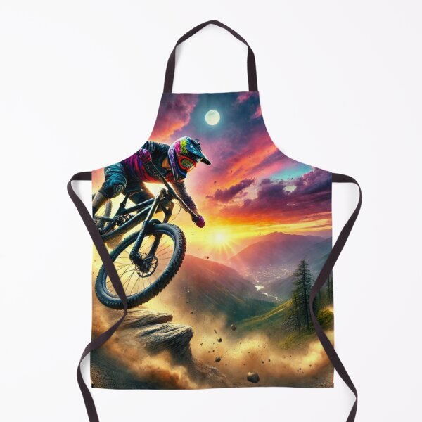 Item preview, Epic Pink & Purple Downhill MTB Shred – Full Speed Descent designed and sold by GrizzlyCollective.