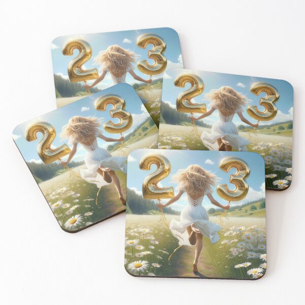 Item preview, Girl With Number Balloons designed and sold by Maria Dryfhout.