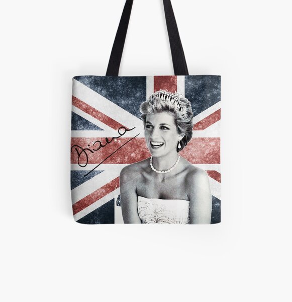 Lady Diana All Over Print Tote Bag