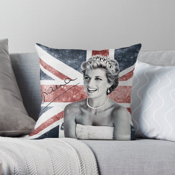 Lady Diana Throw Pillow