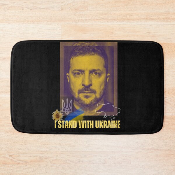 Item preview, I Stand With Ukraine Zelensky Portrait Design designed and sold by EarthArtDesigns.
