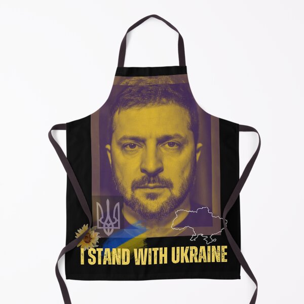 Item preview, I Stand With Ukraine Zelensky Portrait Design designed and sold by EarthArtDesigns.