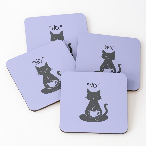 Item preview, Peaceful Cat Says No designed and sold by GoblinBoutique.