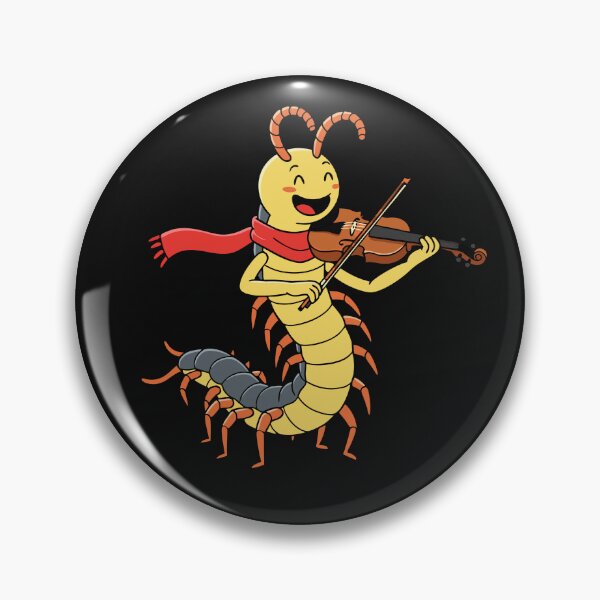 Item preview, A charming product for lovers of crustaceans and music - CENTIPEDE PLAYING THE VIOLIN designed and sold by Gadget80.