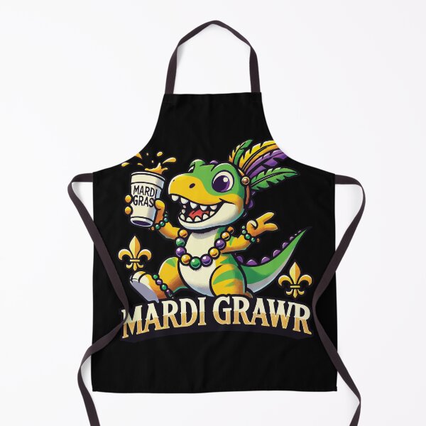 Artikelvorschau, Dino Spaß Beim Fasching Mardi Gras Fest entworfen und verkauft von LuminOrb.