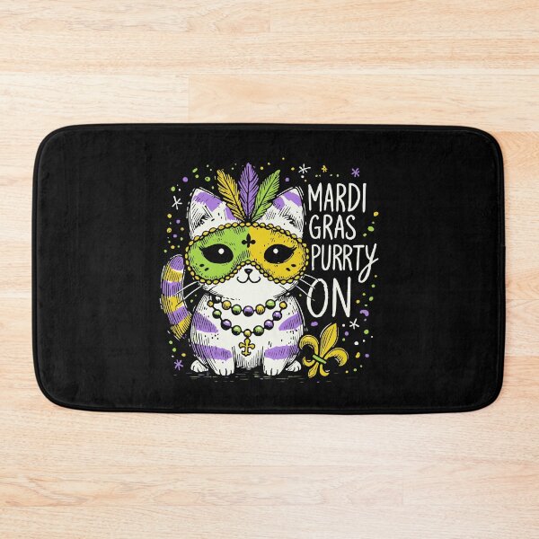 Artikelvorschau, Katzenmaskerade Mardi Gras Purrty On entworfen und verkauft von LuminOrb.