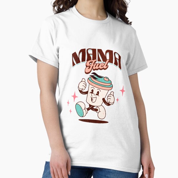 Item preview, Retro Mama Fuel Coffee Cup – Cute Vintage Coffee Lover Design designed and sold by TnMrkl.