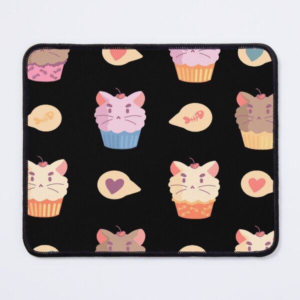 Item preview, Kitty Muffin And Fishbone Heart Bubbles designed and sold by Hustru.