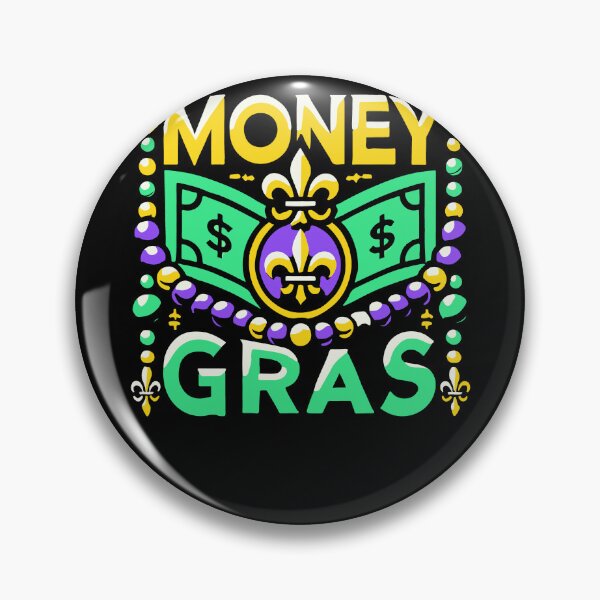 Artikelvorschau, Money Gras Flair Mit Mardi Gras entworfen und verkauft von LuminOrb.