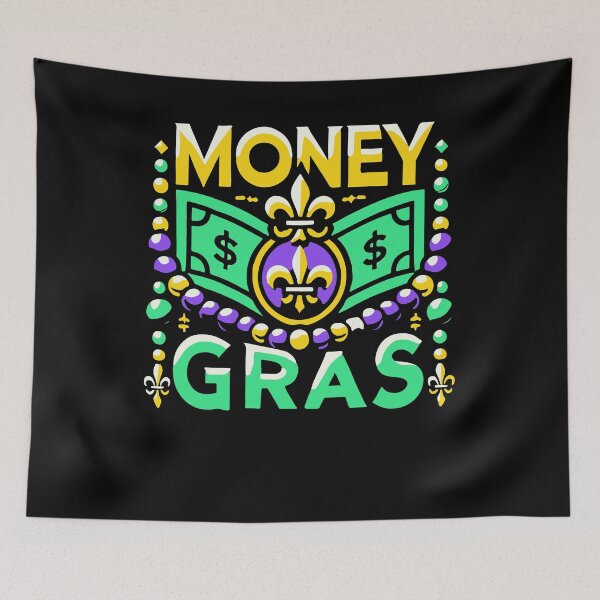 Artikelvorschau, Money Gras Flair Mit Mardi Gras entworfen und verkauft von LuminOrb.