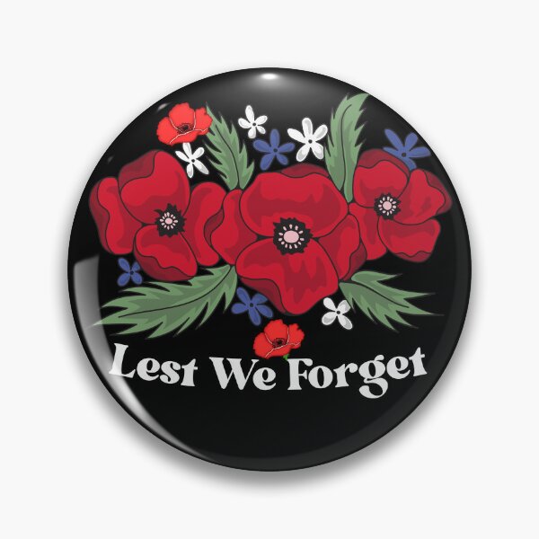 Item preview, anzac day 2025 - Lest We Forget - Red Poppy Day Australian  Men Woman Kids designed and sold by Taylor  ART.