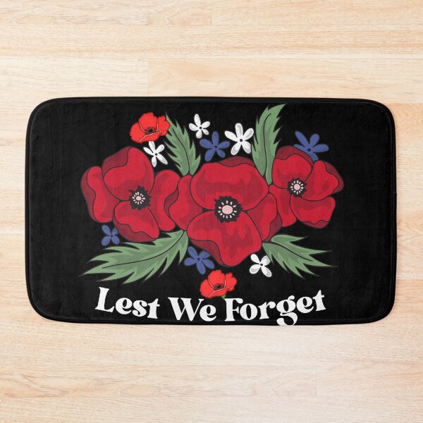 Item preview, anzac day 2025 - Lest We Forget - Red Poppy Day Australian  Men Woman Kids designed and sold by Taylor  ART.