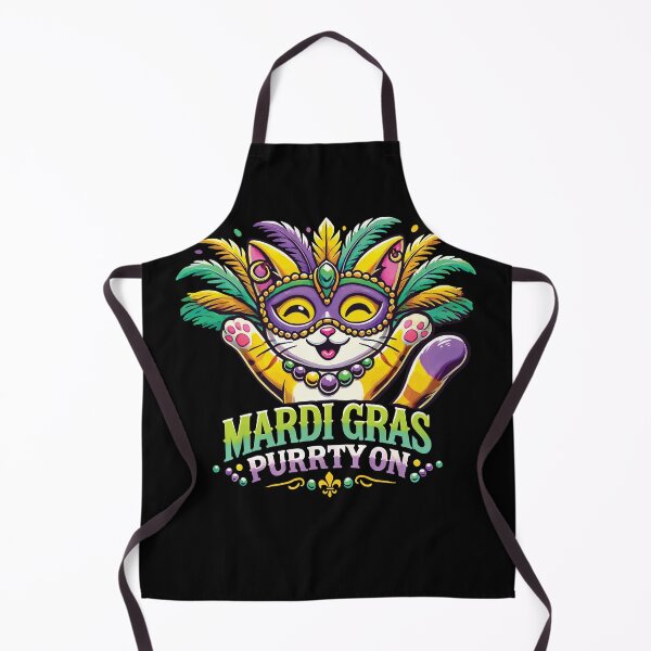 Artikelvorschau, Mardi Gras Party Mit Lustiger Katze entworfen und verkauft von LuminOrb.