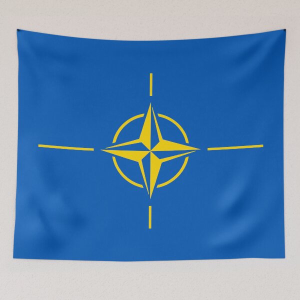 Item preview, NATO Ukrainian Flag designed and sold by FoxyElephants.