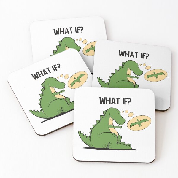 Item preview, T-Rex What if? designed and sold by airbrushDC.