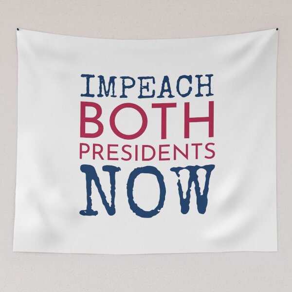Item preview, Two Billionaires Zero Qualifications – Impeach Them Both  designed and sold by The Junto Shop.