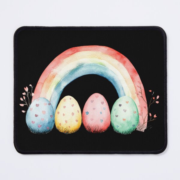 Item preview, Colorful rainbow with Easter eggs designed and sold by SimoesArtistry.