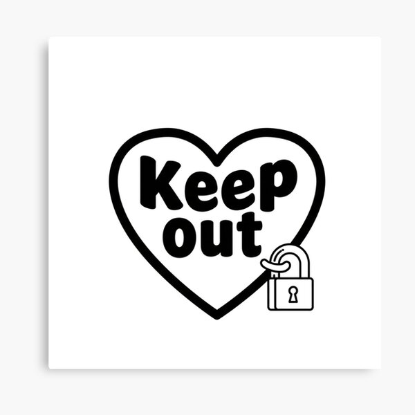Item preview, keep out designed and sold by FitEnvy.