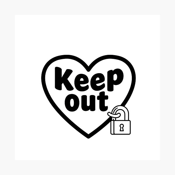 Item preview, keep out designed and sold by FitEnvy.