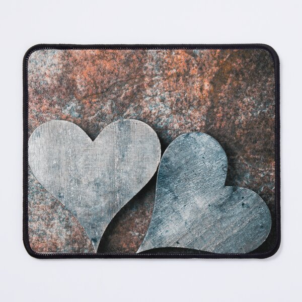 Item preview, Distressed Blue Hearts in Rough Rustic Setting designed and sold by CountyKent.
