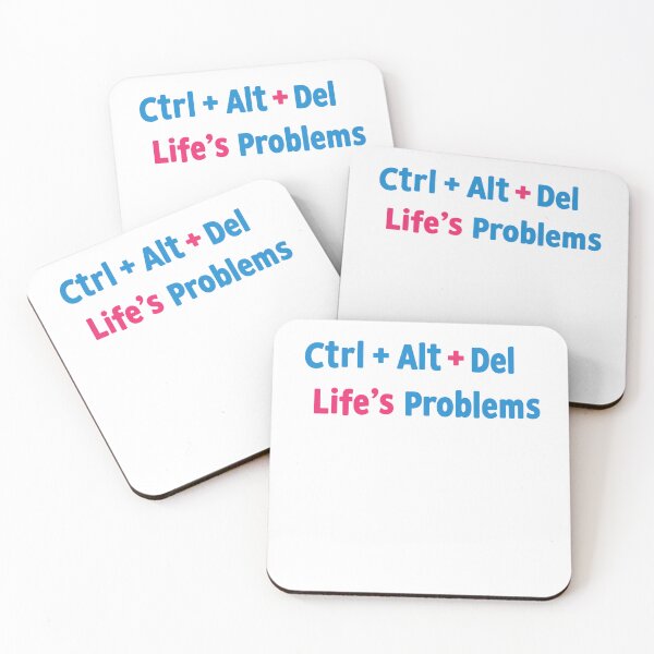 Item preview, Ctrl + Alt + Del Life’s Problems designed and sold by FitEnvy.