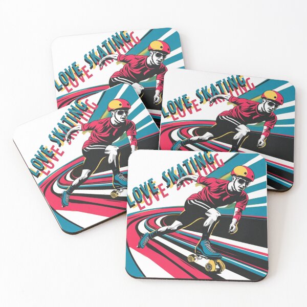 Item preview, Love skating, print for skate enthusiasts designed and sold by W-McSapa.