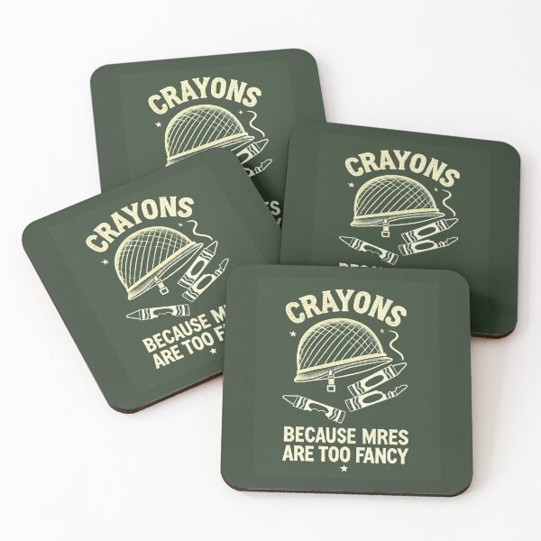 Item preview, Marine Corps Crayon-Eating Military Humor Gift Design designed and sold by Vectored Designs.