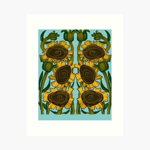 Aperçu de l'œuvre Jardin de tournesols créée et vendue par Joyride Art and Design UK.