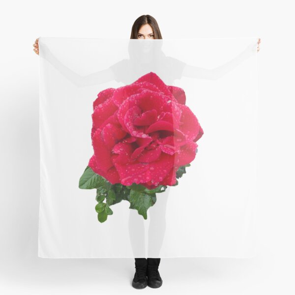 Item preview, Red Rose w/ Leaves designed and sold by beckscre8tive.