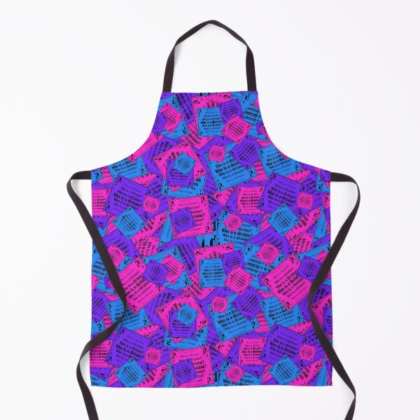 Item preview, A bright pattern of signs with the question "Who is a dictator?" designed and sold by Cherevan.