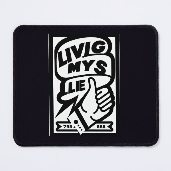 Item preview, Living My Best Lie designed and sold by ViralVisionsCreating .