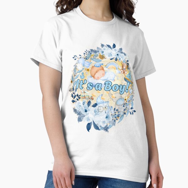 Item preview, It's a Boy Baby Shower (Design for Shirts & more) designed and sold by Foxy Seele By WRedbrake.
