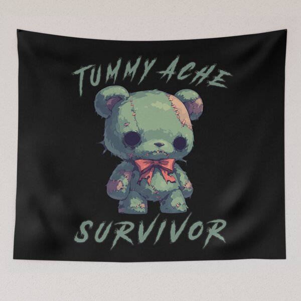 Item preview, Tummy ache survivor designed and sold by Chaos Haven.