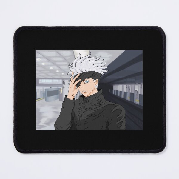 Item preview, Satoru Gojo in Tokyo Japan Subway Station | Jujustu Kaisen designed and sold by Sketch Arc.