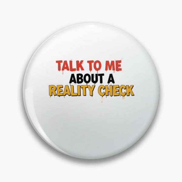Item preview, talk to me about a reality check designed and sold by FitEnvy.